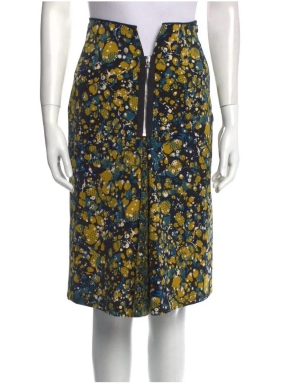 Missoni midi aline print skirt navy XS